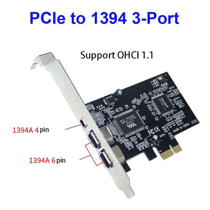 PCIe to IEEE 1394 FireWire Expansion Card 8 PCIe to IEEE 1394 FireWire Expansion Card - Image 8