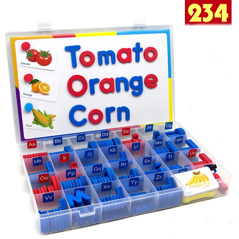 Magnetic Alphabet Set for Kids 234 Pieces 6 Magnetic Alphabet Set for Kids 234 Pieces - Image 6