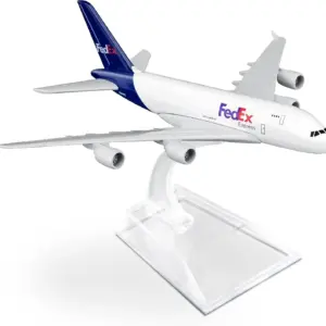 FedEx A380 Diecast Model Aircraft 16cm Scale 7 Sc932249d6f084437ace3ad0c30db1c9fU
