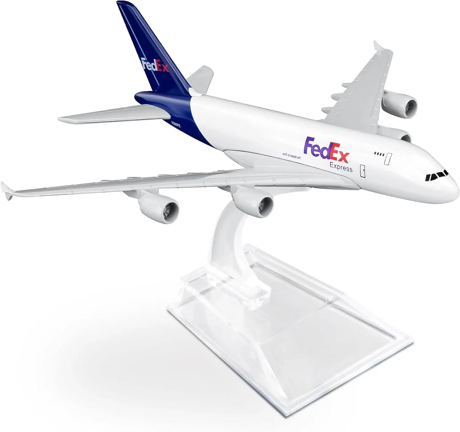 FedEx A380 Diecast Model Aircraft 16cm Scale 2 FedEx A380 Diecast Model Aircraft 16cm Scale - Image 2