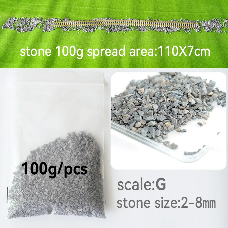 Realistic Model Railway Gravel Set for HO, N, G, O 8 Realistic Model Railway Gravel Set for HO, N, G, O - Image 8