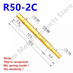 Gold-Plated ICT/FCT Test Receptacle Set for Probes 7 Sc95382bfd74c4ed897ae7cf554e71660L