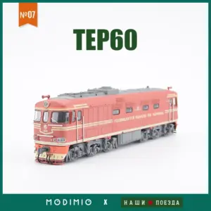 HO Scale Soviet TEP60 Locomotive Model 1/87