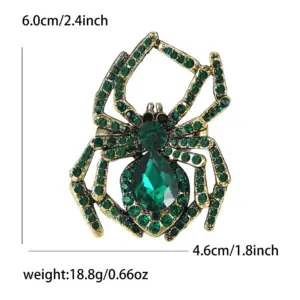 Unisex Spider Brooch Model XZ7413 with Gemstone 18 Sc98ca0c34e6b4b21981cf524e44398dex