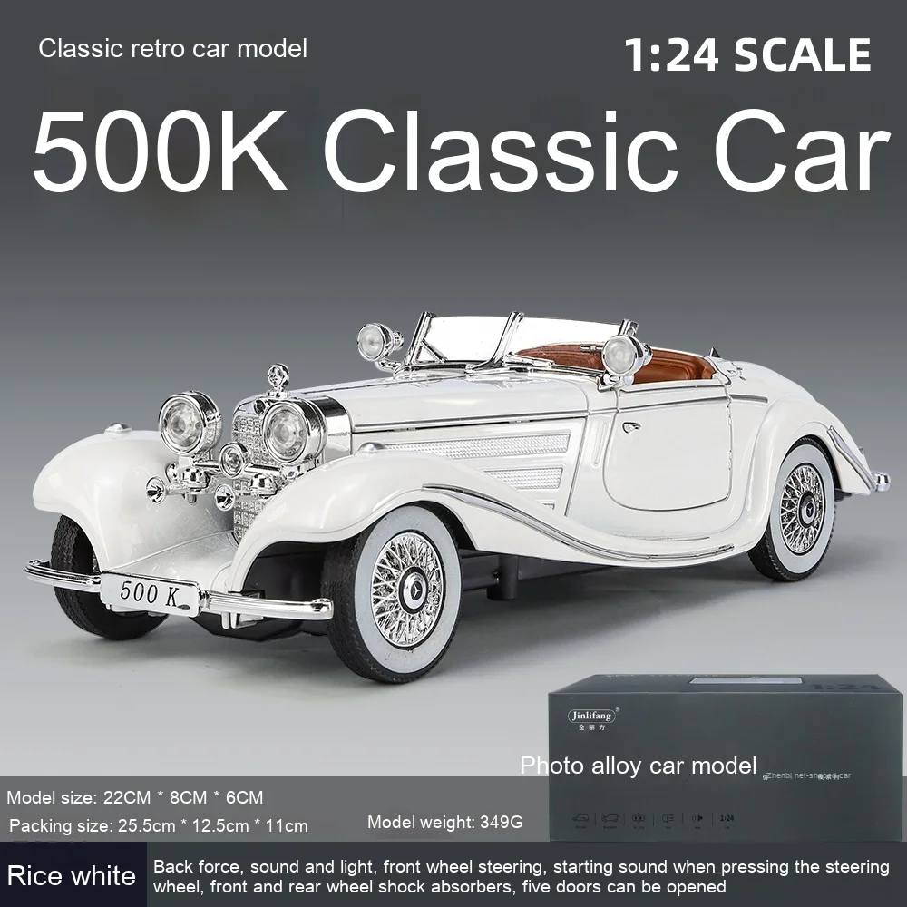 Vintage Benz 500K Diecast Model 1:24 Scale 10 Vintage Benz 500K Diecast Model 1:24 Scale - Image 10