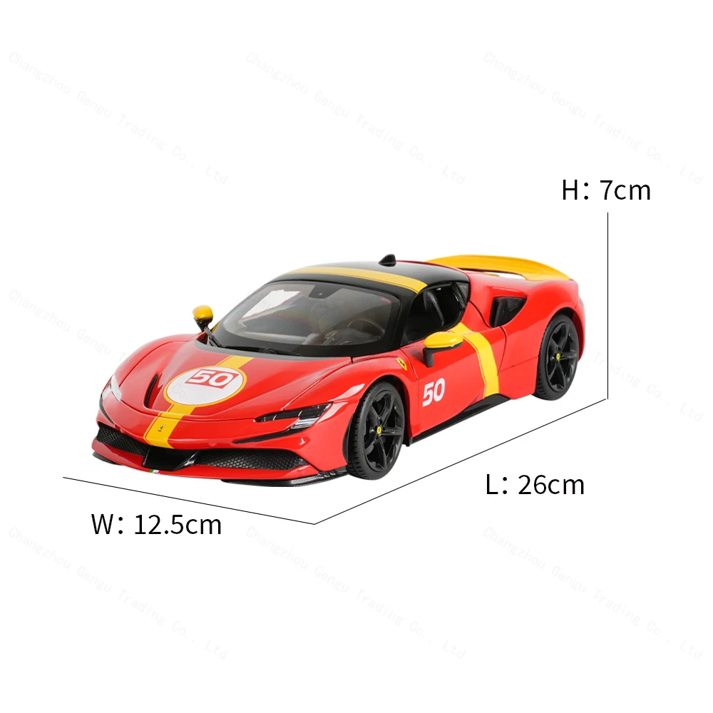 Ferrari SF90 Stradale 1:18 Scale Die-Cast Model 2 Ferrari SF90 Stradale 1:18 Scale Die-Cast Model - Image 2