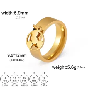 Stainless Steel Pet Lover Ring with Paw Prints 19 Sc9e176b6da3f4553a8c6153557737867r