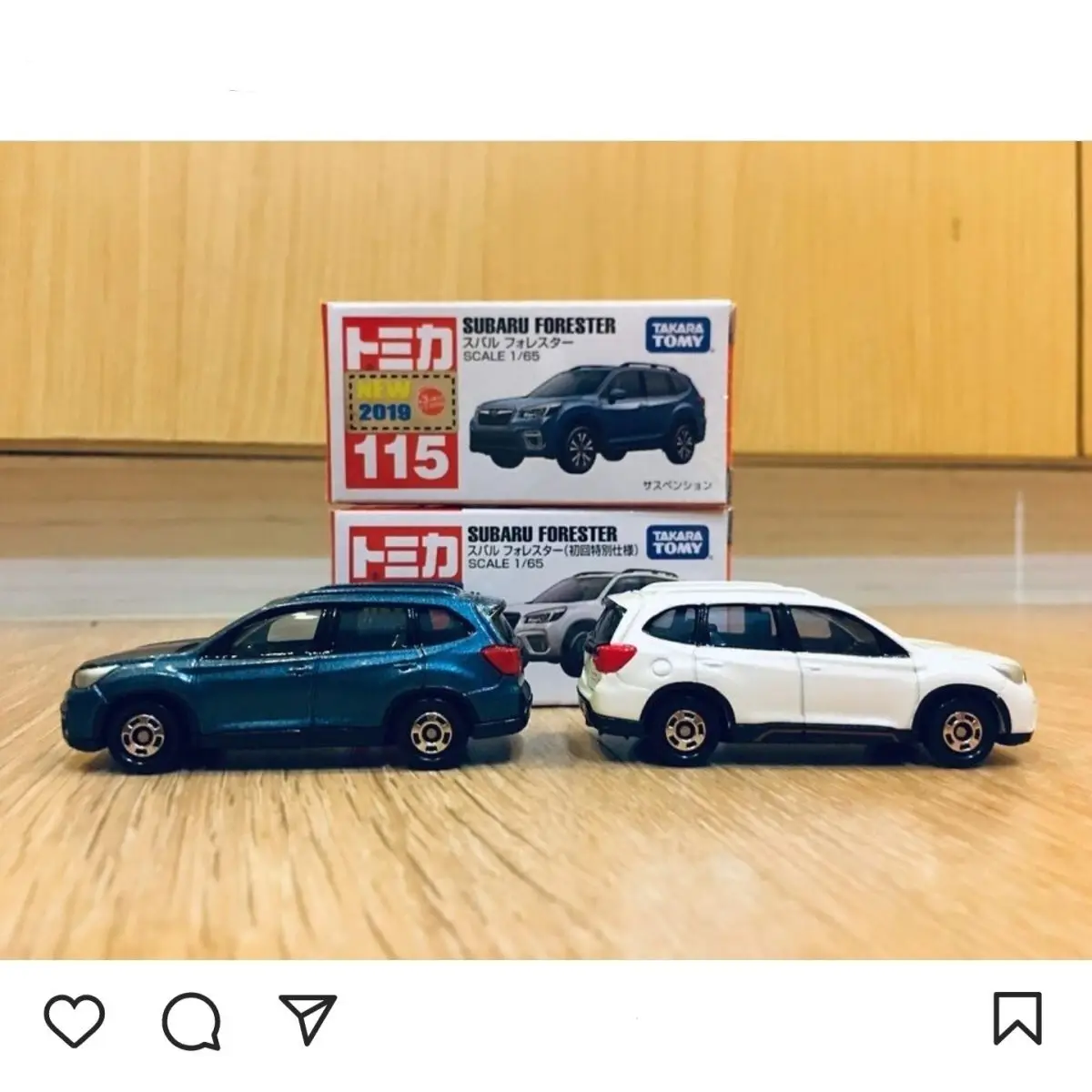 Subaru Forester 1:64 Scale Diecast Model in Blue or White 5 Subaru Forester 1:64 Scale Diecast Model in Blue or White - Image 5