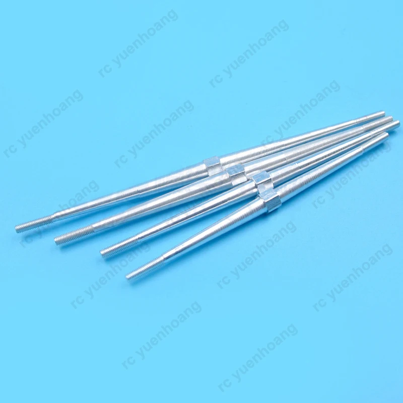Aluminum Alloy RC Pushrod Set (10 Pieces) 3 Aluminum Alloy RC Pushrod Set (10 Pieces) - Image 3