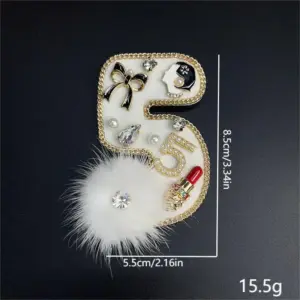 Gold Tone Fashion Brooch with Faux Pearl 12 Sca1c5b97bc3044518ae9d47c24ccfedbl