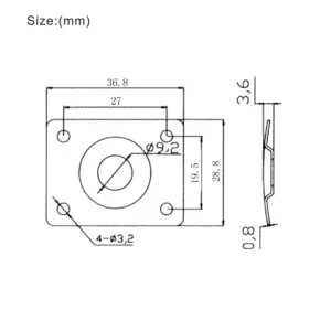 Bass Guitar Metal Jack Plates Set (10-Pack) 11 Sca3938a16f994fb085f6a273f68a3682G