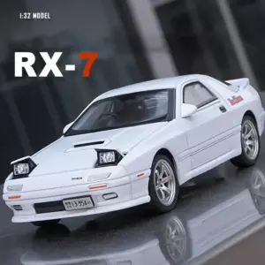 White Mazda RX-7 Diecast Model 1:32 Scale 11 Sca40585b0eee4782952677b02b9ce3bc9