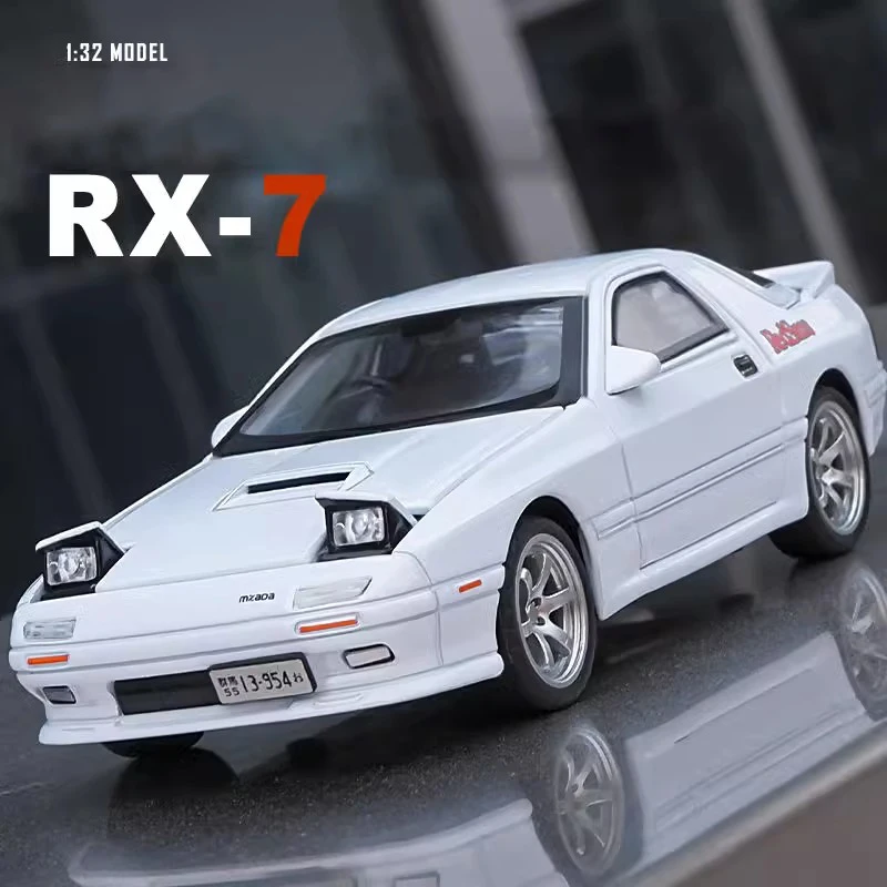 White Mazda RX-7 Diecast Model 1:32 Scale 2 White Mazda RX-7 Diecast Model 1:32 Scale - Image 2