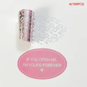 Holographic Tamper-Evident Sticker Set (100 Pack) 16 Sca564a9f63834291a741f2ba5d33fc27n