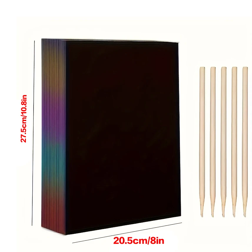 Rainbow Scratch-Off Notes for Creative Fun 5 Rainbow Scratch-Off Notes for Creative Fun - Image 5