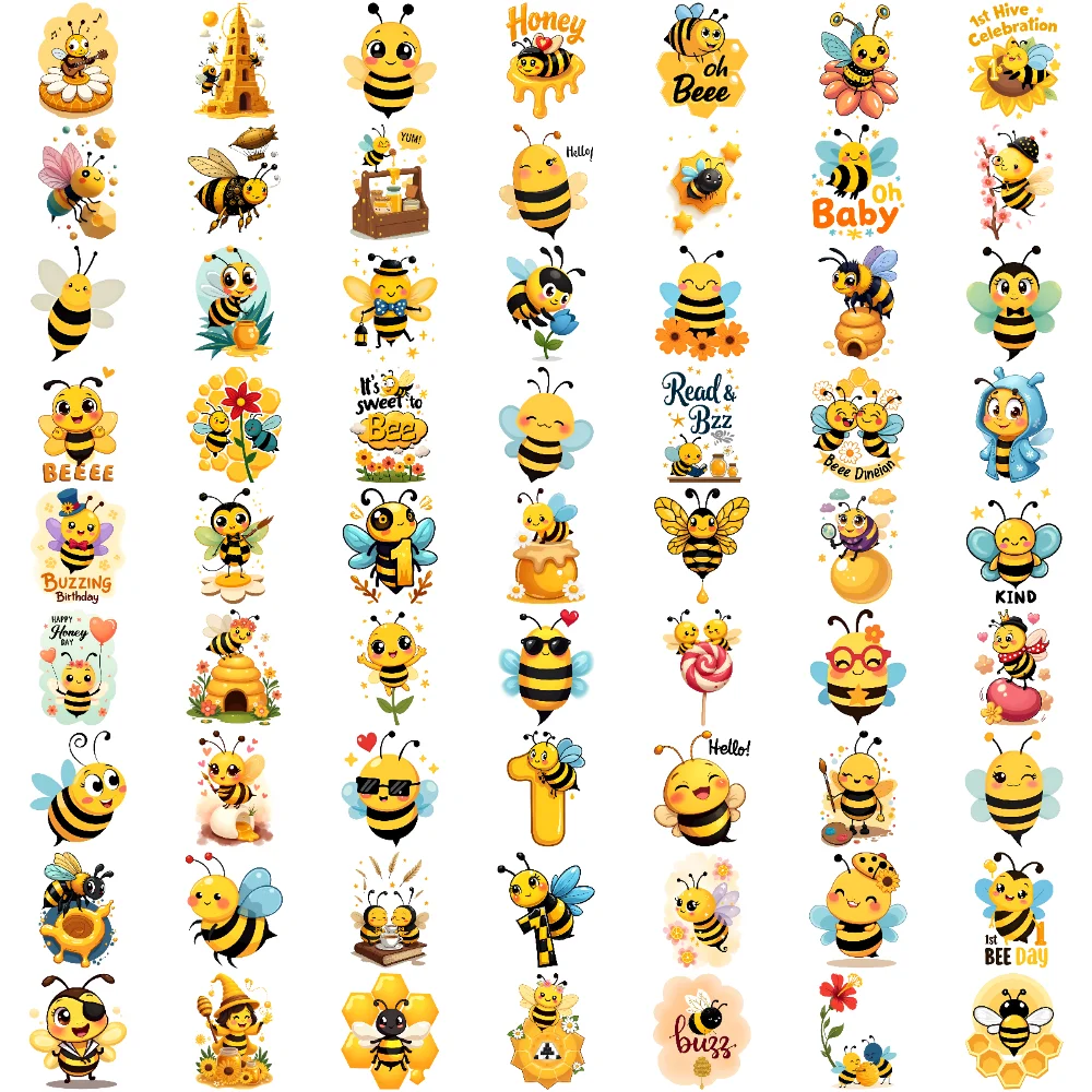 Bee Cartoon Tattoo Stickers Set for Adults 7 Bee Cartoon Tattoo Stickers Set for Adults - Image 7