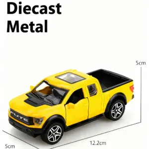 Black Die-Cast Muscle Pickup Truck Model 14 Sca777eb5a23d44ac9e4c3a797044a74fh