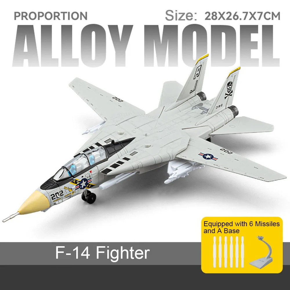 1:32 Scale F-14 Tomcat Diecast Model 9 1:32 Scale F-14 Tomcat Diecast Model - Image 9