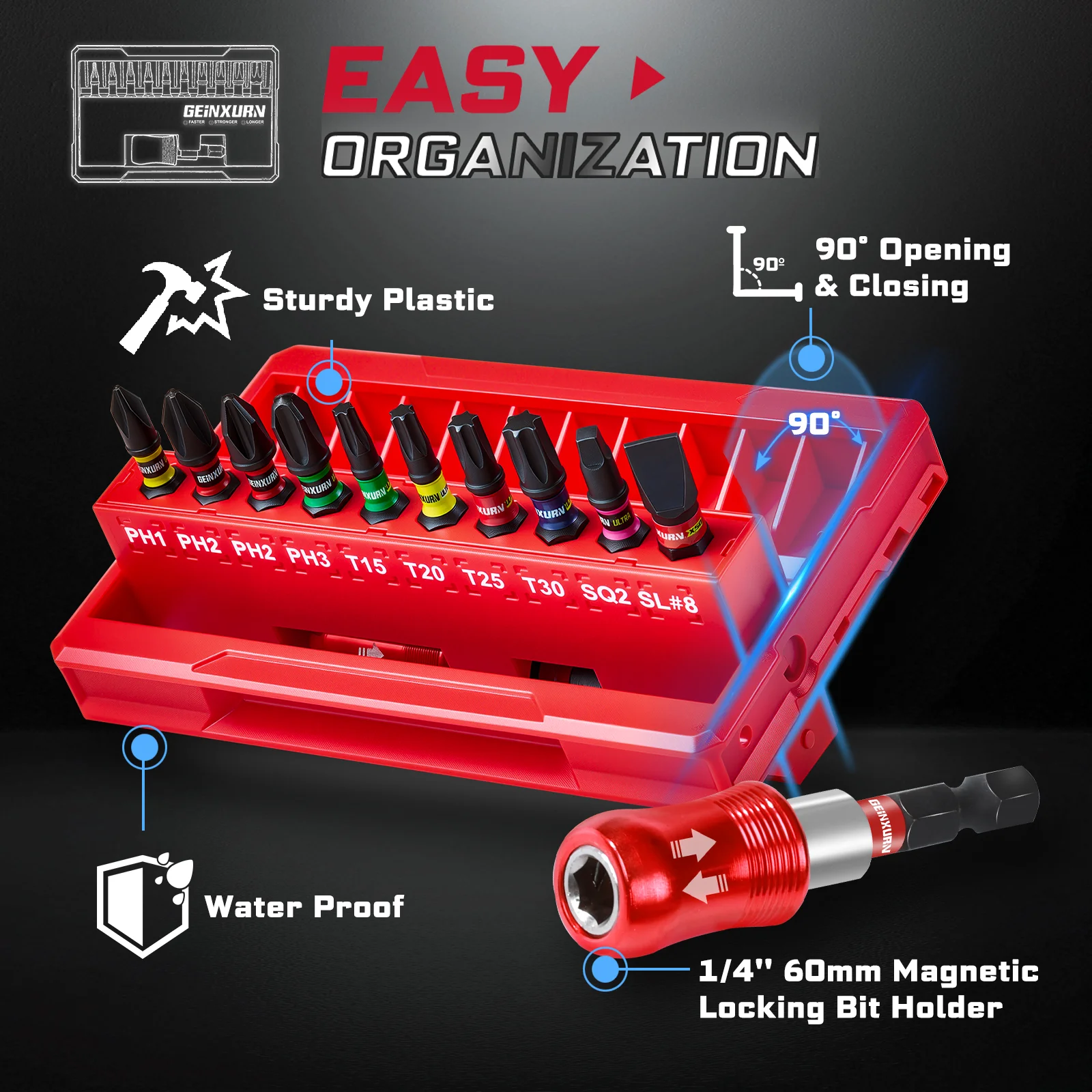 Impact Screwdriver Bits Set for Precision Work 5 Impact Screwdriver Bits Set for Precision Work - Image 5
