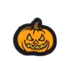 Halloween Carved Pumpkin Badge for Clothing
