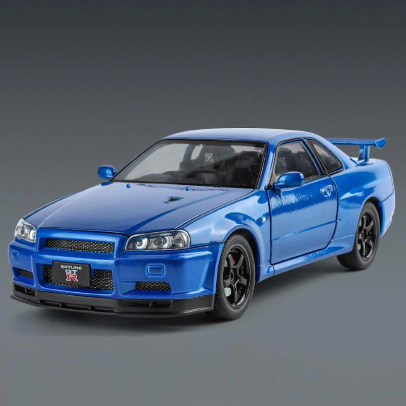 1:24 Scale Nissan GTR R34 Diecast Model Car 7 1:24 Scale Nissan GTR R34 Diecast Model Car - Image 7