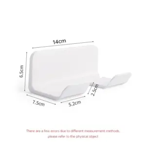 Wall-Mounted Hair Dryer Holder in Black or White 12 Scada6a399f4e453c87fa180fe7e236f8g