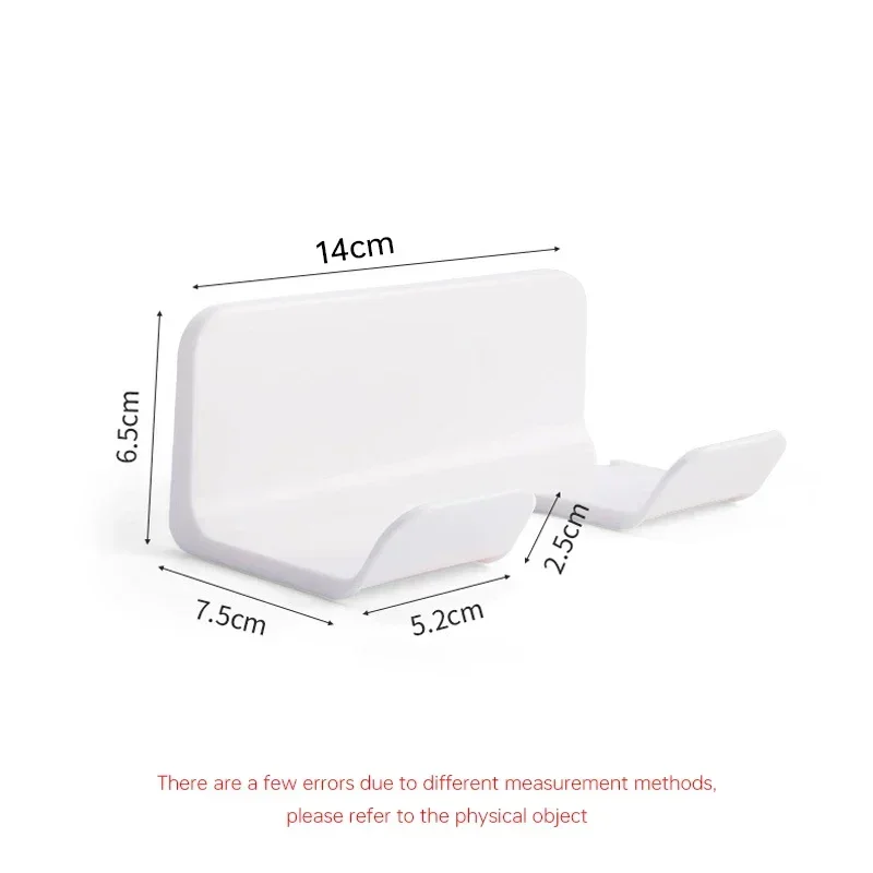 Wall-Mounted Hair Dryer Holder in Black or White 5 Wall-Mounted Hair Dryer Holder in Black or White - Image 5