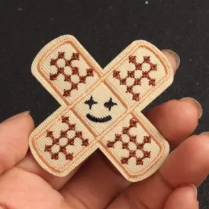 Set of 5 Cartoon Band-Aid Iron-On Patches