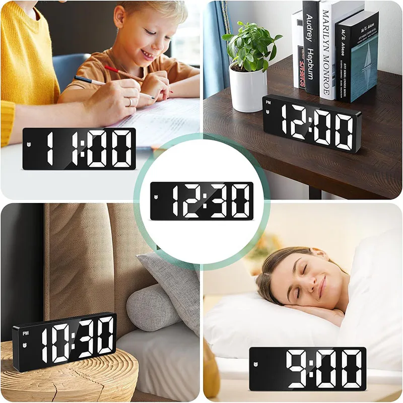 Sleek 6-Inch LED Digital Alarm Clock 5 Sleek 6-Inch LED Digital Alarm Clock - Image 5