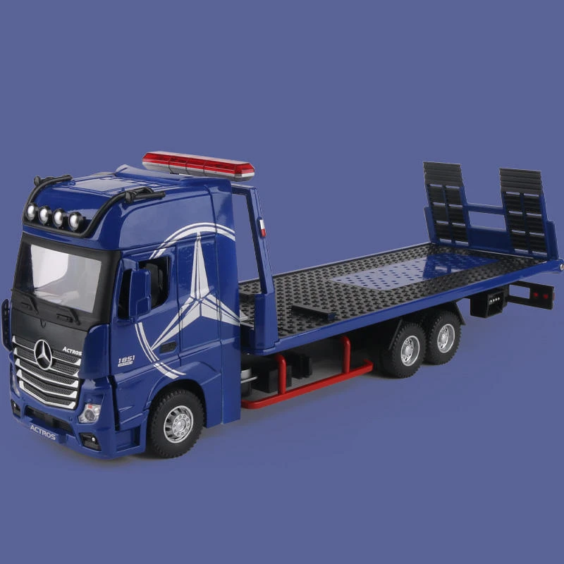 1:24 Scale Alloy Flatbed Trailer for Collectors 9 1:24 Scale Alloy Flatbed Trailer for Collectors - Image 9