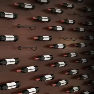 Black Wall Wine Holder for Elegant Display 6 Scb133dcb6b13413dab2ef22493d9e16eq