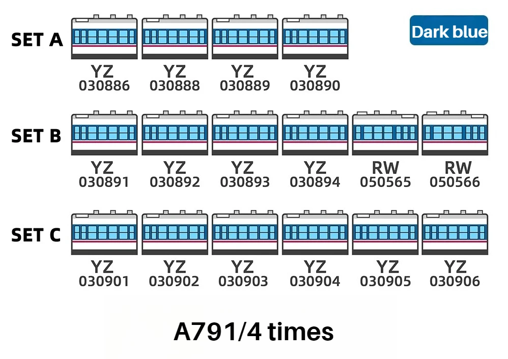 N-Scale 1/160 Passenger Train Set with Lights 8 N-Scale 1/160 Passenger Train Set with Lights - Image 8