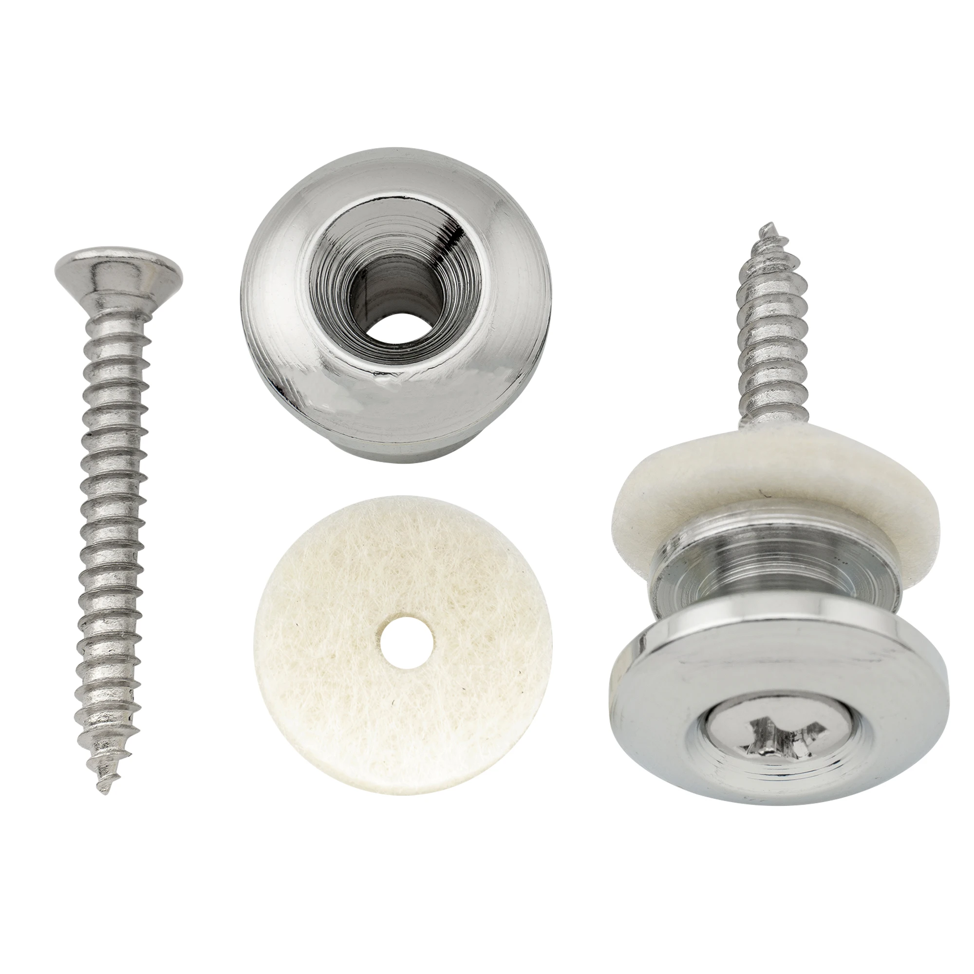 Steel G-type Strap Buttons for Guitar and Bass 4 Steel G-type Strap Buttons for Guitar and Bass - Image 4