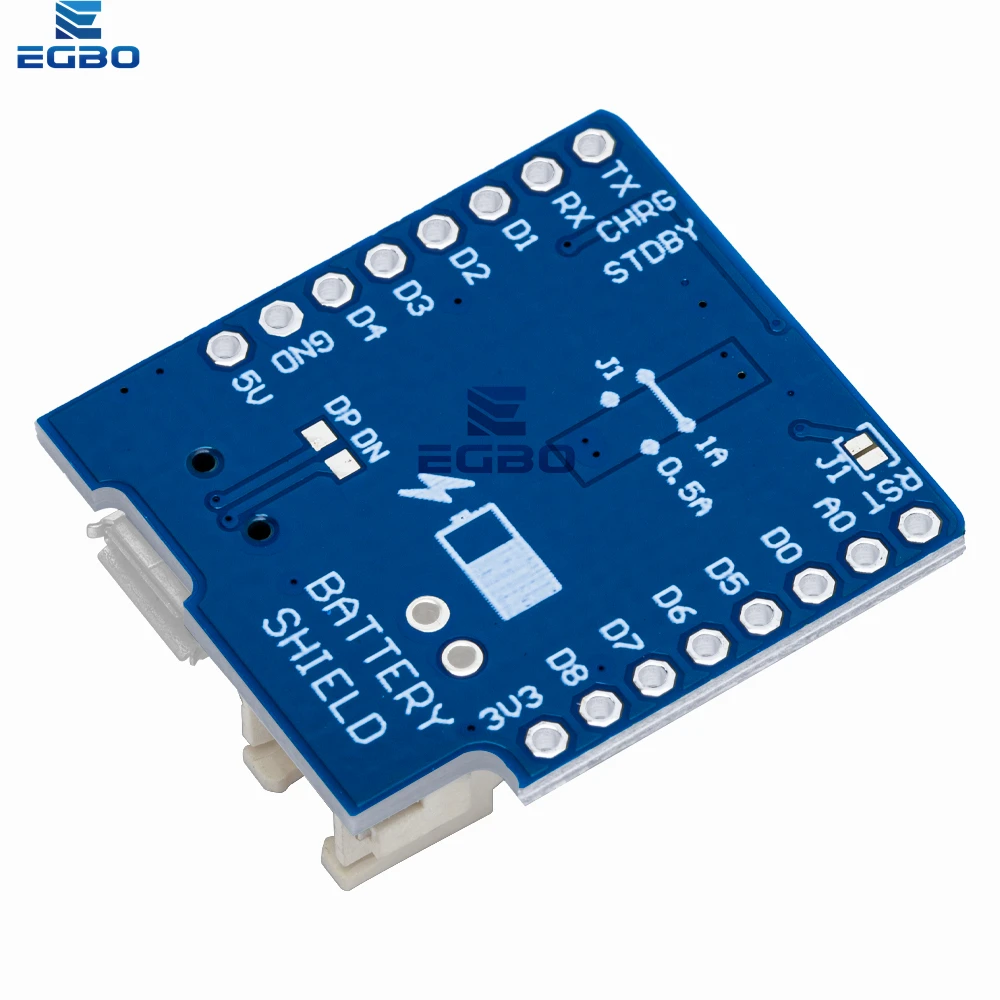 Blue Battery Shield for WEMOS D1 Mini 2 Blue Battery Shield for WEMOS D1 Mini - Image 2