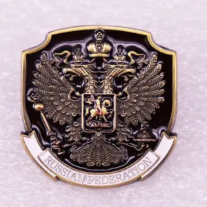 Russian Federation Emblem Brooch - 3 cm Alloy Pin 7 Scb7fcb3420714c10b57a800cc2c525bdB
