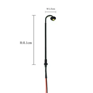 Vintage Miniature Metal Street Lamps Set of Three 8 Scb8c10b53efa428b85d8ec42e4bc0fe58