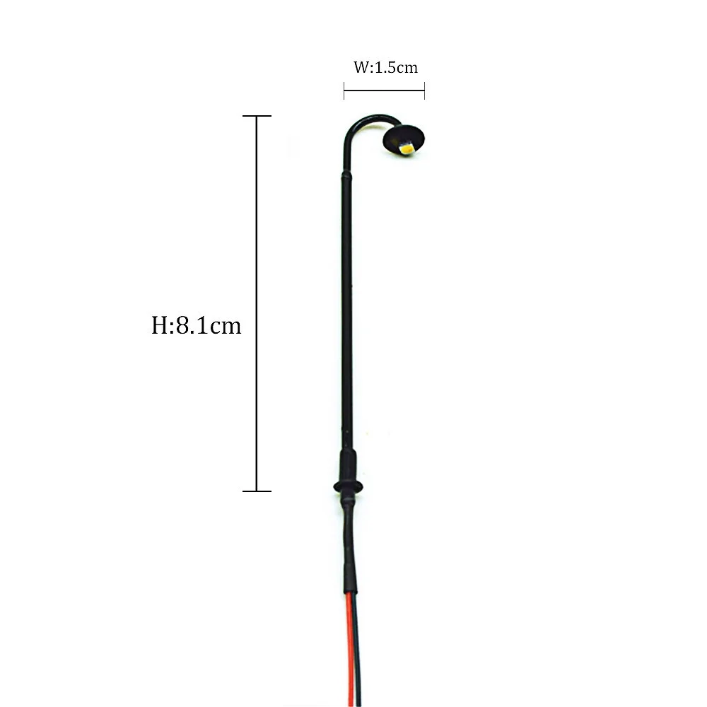 Vintage Miniature Metal Street Lamps Set of Three 3 Vintage Miniature Metal Street Lamps Set of Three - Image 3