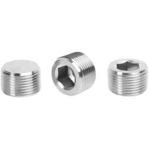 Stainless Steel Hex Socket End Cap 1/8-2" 7 Scbb9b6f0278b416897d195bfeeaa0359b