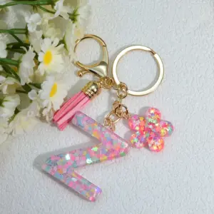 Holographic Initial Keychain for Women 16 Scbc49fd28ef343bf9964b630ac72dc9e2