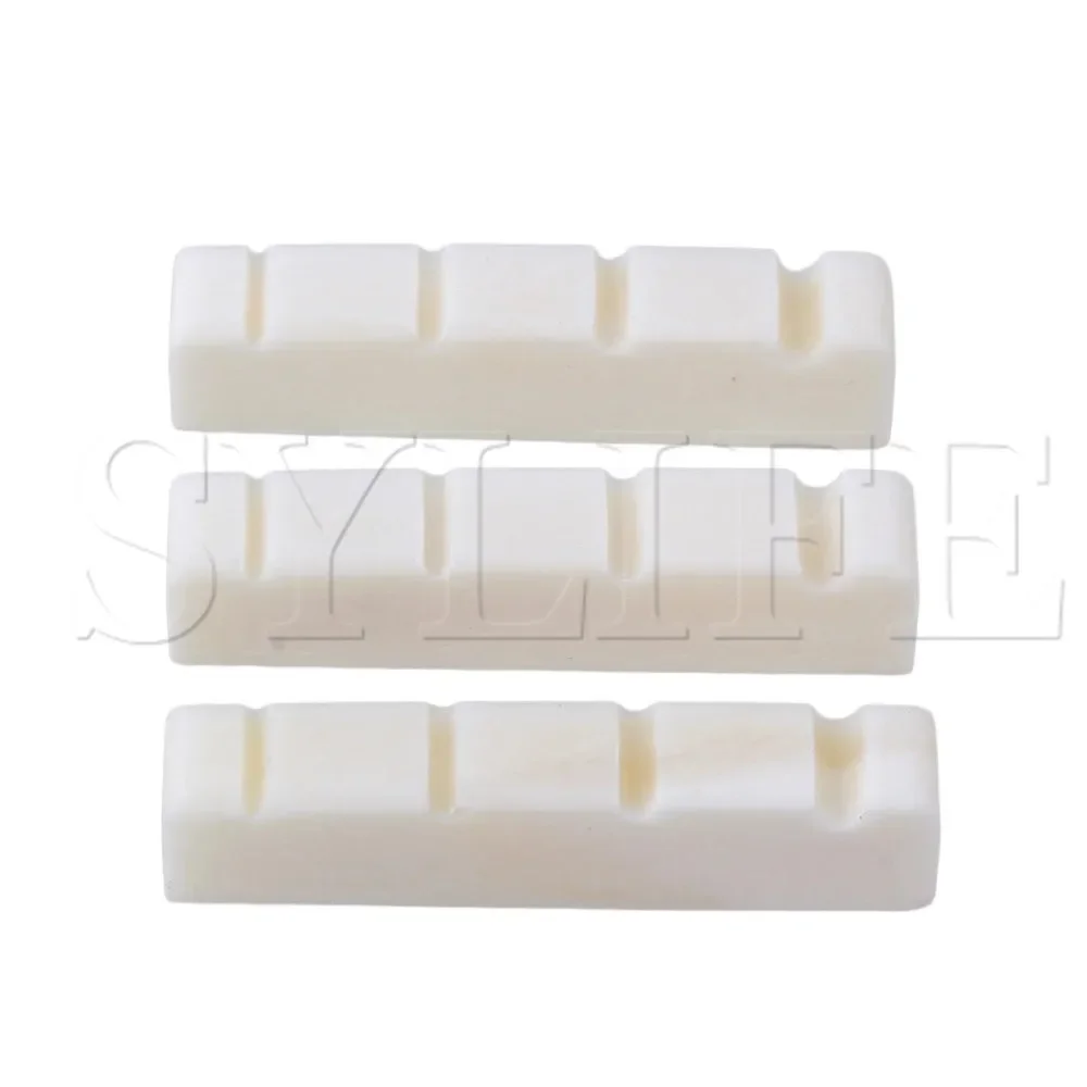 Buffalo Bone Bass Saddle Set for 4-String Guitars 2 Buffalo Bone Bass Saddle Set for 4-String Guitars - Image 2