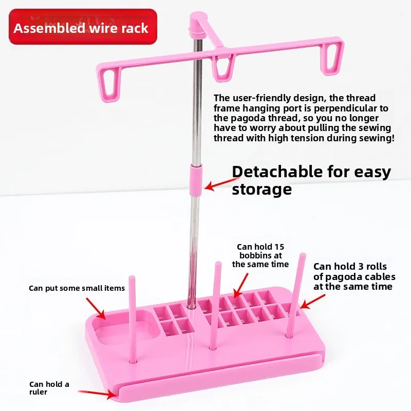 Colorful Plastic Cone Thread Stand for Sewing 2 Colorful Plastic Cone Thread Stand for Sewing - Image 2