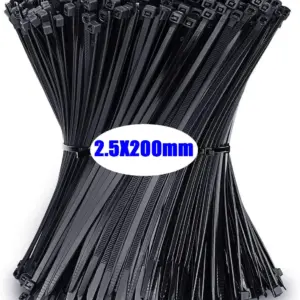 Black Nylon Cable Ties 100-500 pcs 16 Scc248d9de89d447cb910e6e50b030846W
