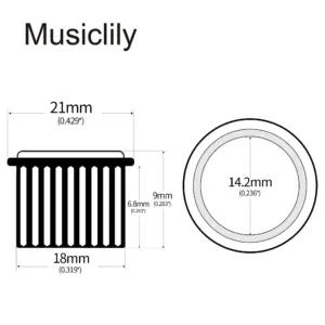Bass Tuner Bushings Set for Electric Bass 9 Scc39ec3f9ece44c9a5e0892f82023662n