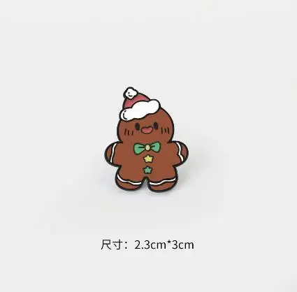 Festive Cartoon Holiday Brooch in Multiple Colors 6 Festive Cartoon Holiday Brooch in Multiple Colors - Image 6