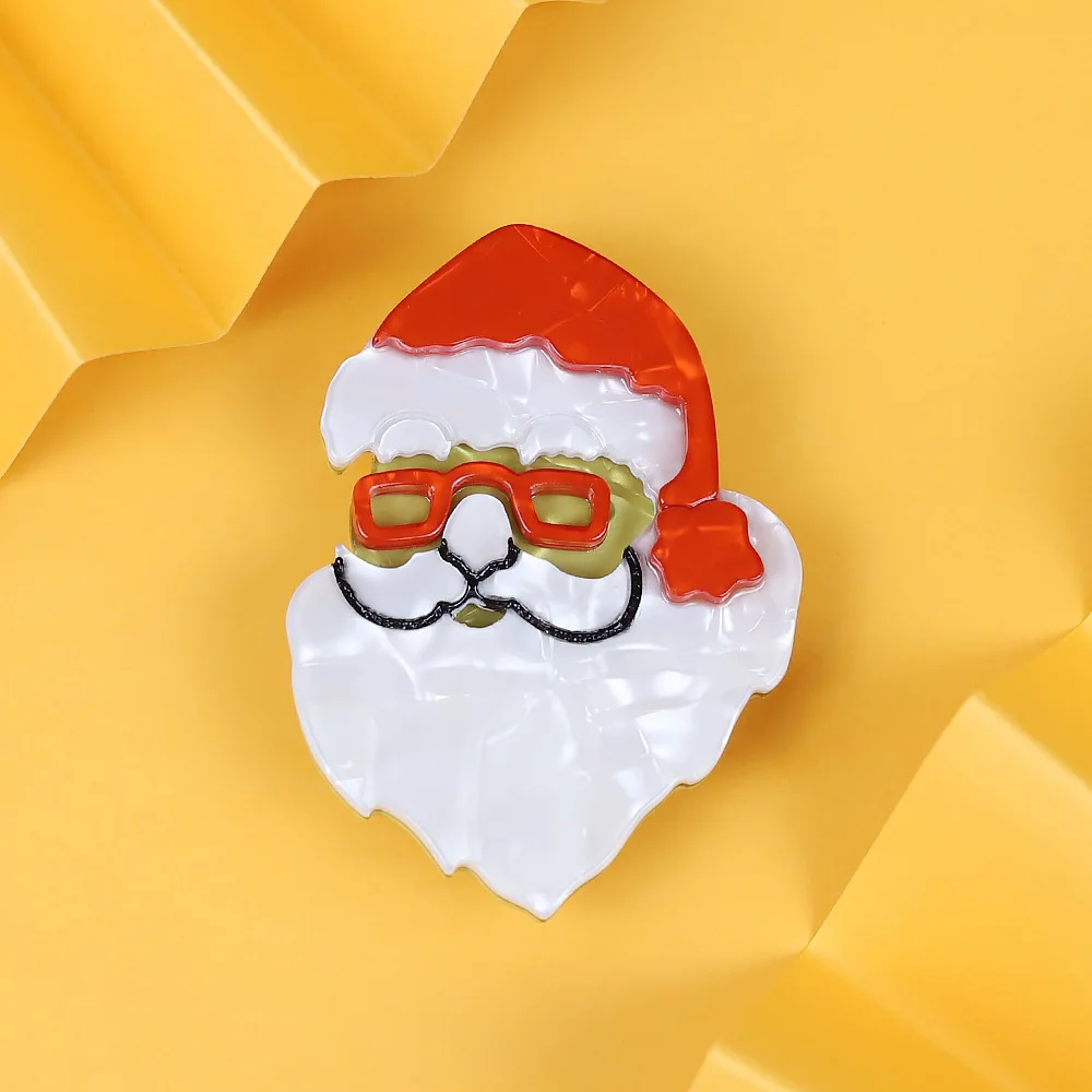 Festive Handmade Santa Brooch for Clothing 3 Festive Handmade Santa Brooch for Clothing - Image 3