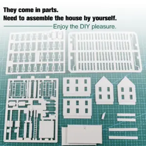 Evemodel 1:160 Scale House Kit Model JZN5881JJ-1 11 Scca2d69a873c4bdb911be7b859d41181e