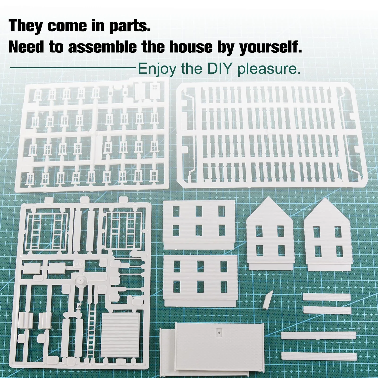 Evemodel 1:160 Scale House Kit Model JZN5881JJ-1 6 Evemodel 1:160 Scale House Kit Model JZN5881JJ-1 - Image 6