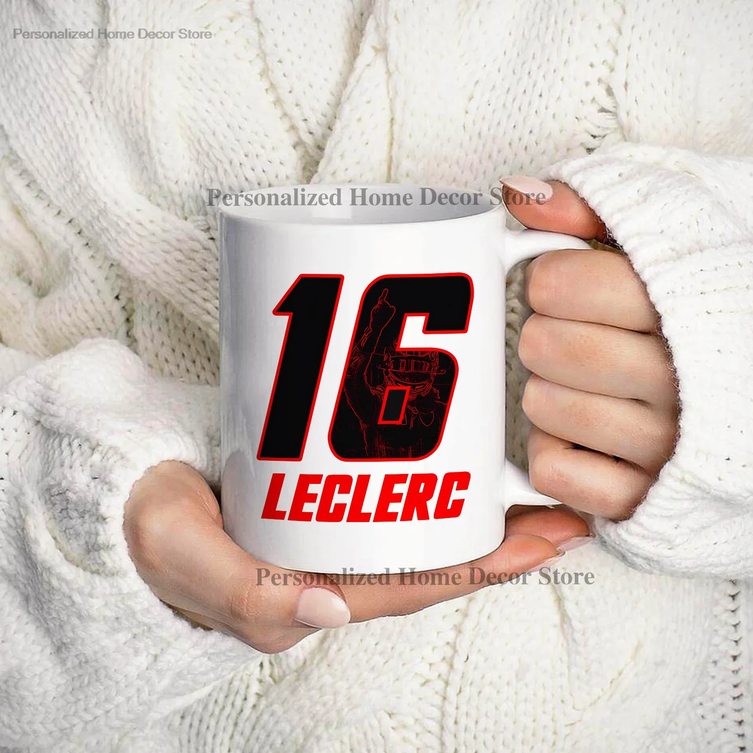 Leclerc Racing Mug 350ml Vintage Style 4 Leclerc Racing Mug 350ml Vintage Style - Image 4
