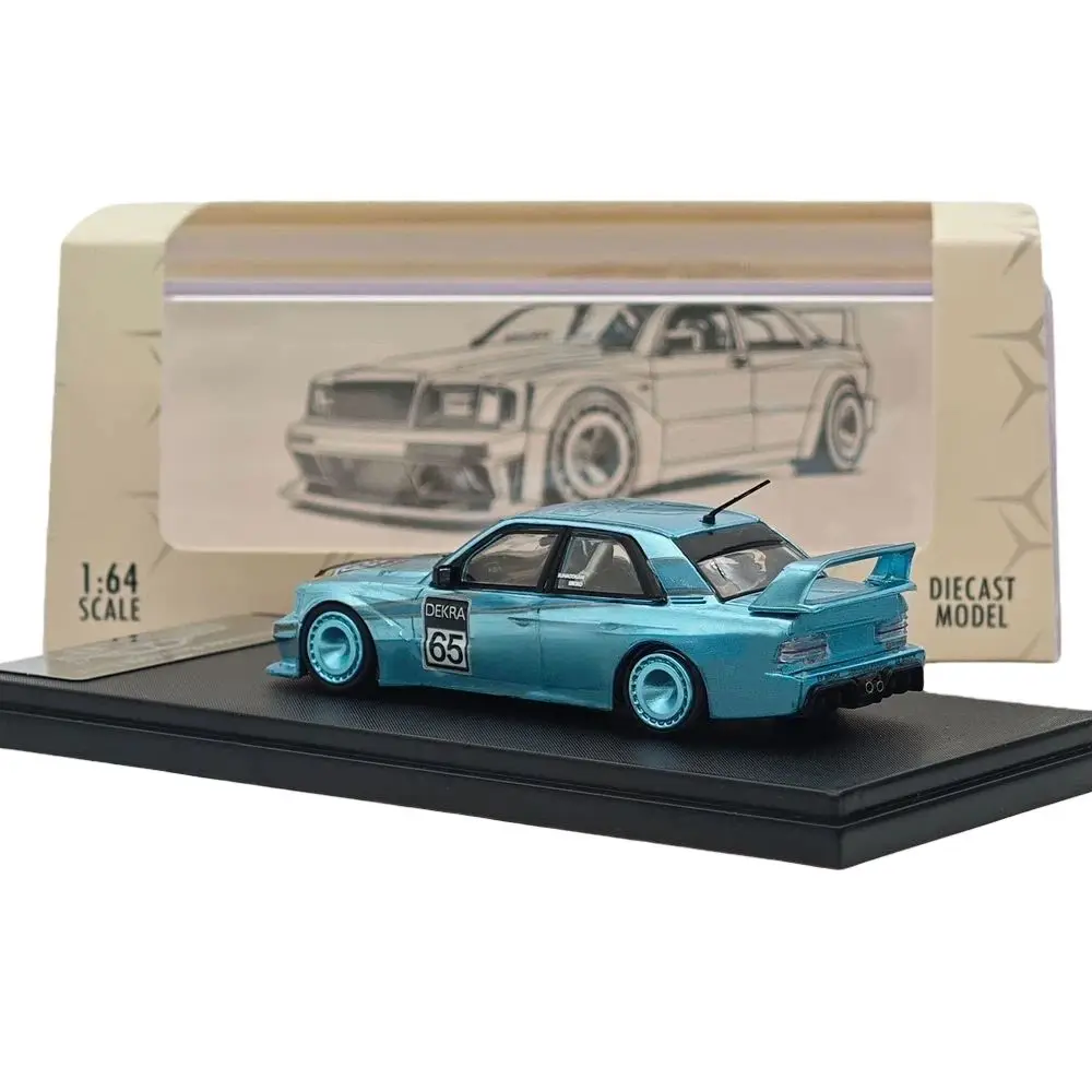 Blue Wide-Body Diecast Car Model 1/64 Scale 3 Blue Wide-Body Diecast Car Model 1/64 Scale - Image 3