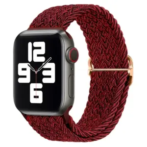 Pink Braided Nylon Solo Loop Band for Apple Watch 16 Sccbdeecf5c9d4d1b8e0e93e0f7df07bfB